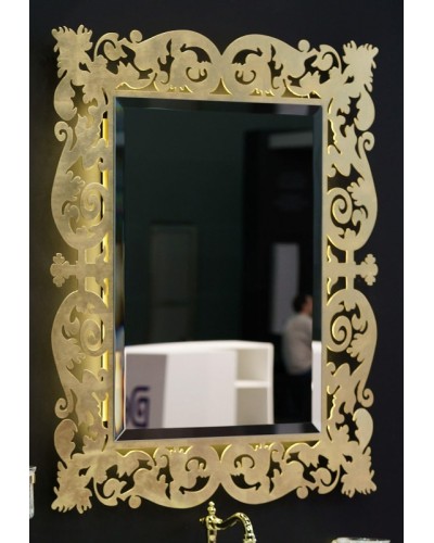 Зеркало Boheme Armadi Art Caprice 80 553 с подсветкой Поталь золото