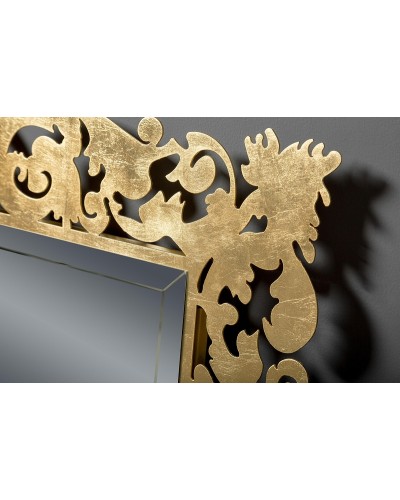 Зеркало Boheme Armadi Art Caprice 80 553 с подсветкой Поталь золото