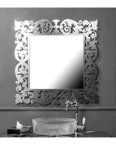 Зеркало Boheme Armadi Art Caprice 80 562 с подсветкой Серебро поталь