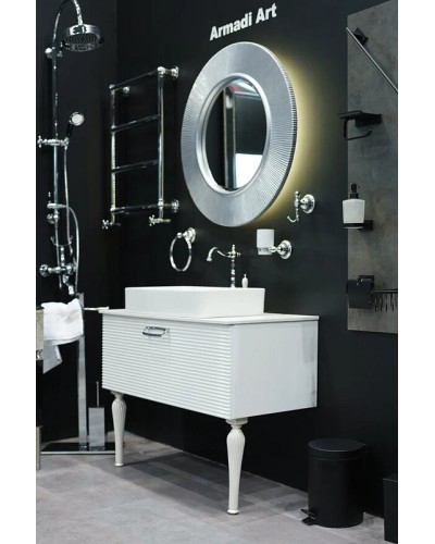 Зеркало Boheme Armadi Art Shine 82 528-W Light с подсветкой Белое