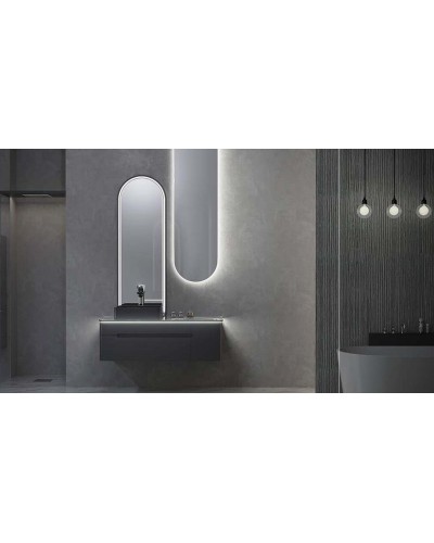 Зеркало Jorno Shine 51 Shi.02.51/A с подсветкой с бесконтактным выключателем