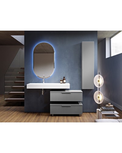 Зеркало со встроенной LED подсветкой CEZARES 65x110x3см 45096