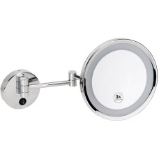 Косметическое зеркало Bemeta Cosmetic mirrors 116401772 с подсветкой с увеличением Хром