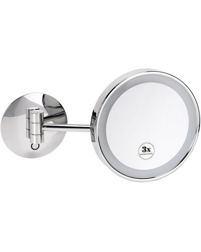 Косметическое зеркало Bemeta Cosmetic mirrors 116201772 с подсветкой с увеличением Хром