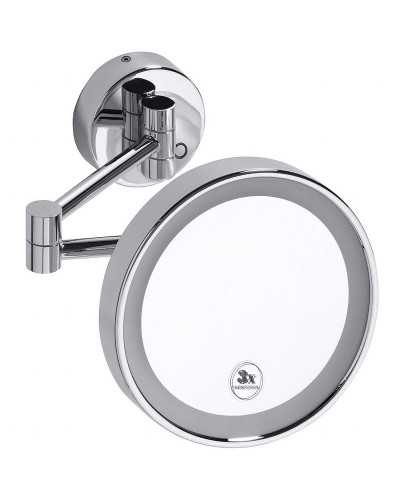 Косметическое зеркало Bemeta Cosmetic mirrors 116301142 с подсветкой с увеличением Хром