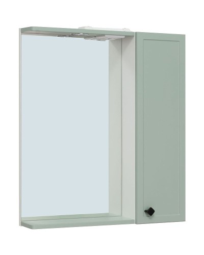 Зеркало со шкафом Runo Римини 65 00-00001277 с подсветкой Мята