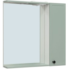 Зеркало со шкафом Runo Римини 75 00-00001279 с подсветкой Мята