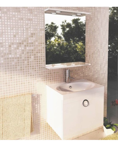 Зеркало Comforty К-60 00003120320 Белое