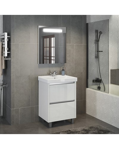 Зеркало Comforty Виола 60 00-00005257 с подсветкой с сенсорным выключателем