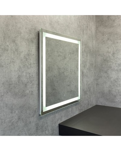 Зеркало Comforty Квадрат 75 00-00005258 с подсветкой с сенсорным выключателем