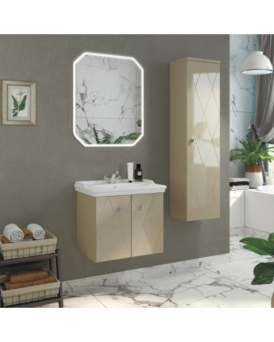 Зеркало Comforty Колеус 65 00-00005259 с подсветкой с сенсорным выключателем