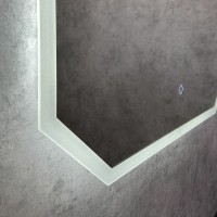 Зеркало Comforty Колеус 65 00-00005259 с подсветкой с сенсорным выключателем