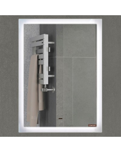 Зеркало Comforty Гиацинт 60 00-00005262 с подсветкой с бесконтактным выключателем