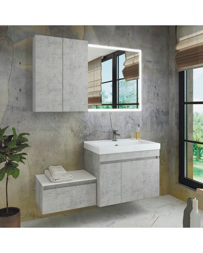 Зеркало Comforty Гиацинт 80 00-00005265 с подсветкой с бесконтактным выключателем