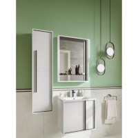 Зеркало 60х85 см белый матовый Акватон Ривьера 1A238902RVX20