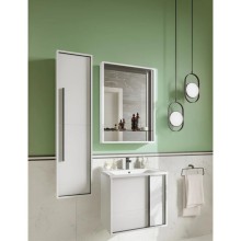 Зеркало 60х85 см белый матовый Акватон Ривьера 1A238902RVX20