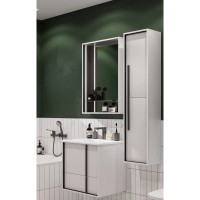 Зеркало 60х85 см белый матовый Акватон Ривьера 1A238902RVX20