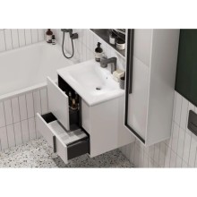 Зеркало 60х85 см белый матовый Акватон Ривьера 1A238902RVX20