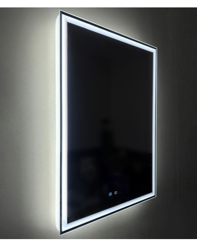 Зеркало BelBagno 100 SPC-GRT-1000-800-LED-TCH-SND с подсветкой с голосовым управлением и подогревом