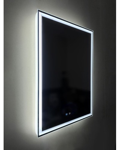 Зеркало BelBagno 120 SPC-GRT-1200-800-LED-TCH-SND с подсветкой с голосовым управлением и подогревом