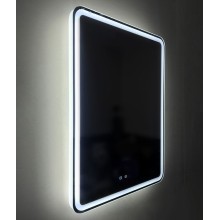 Зеркало BelBagno Marino 100 SPC-MAR-1000-800-LED-TCH-SND с подсветкой с голосовым управлением и подогревом