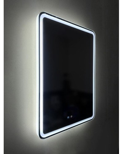 Зеркало BelBagno Marino 60 SPC-MAR-600-800-LED-TCH-SND с подсветкой с голосовым управлением и подогревом