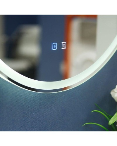 Зеркало BelBagno 70 SPC-RNG-700-LED-TCH-SND с подсветкой с голосовым управлением и подогревом