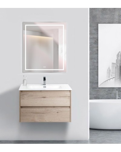 Зеркало в раме с подсветкой сенсорным выкл. и подогревом BelBagno SPC-KRAFT-700-800-LED-TCH-WARM