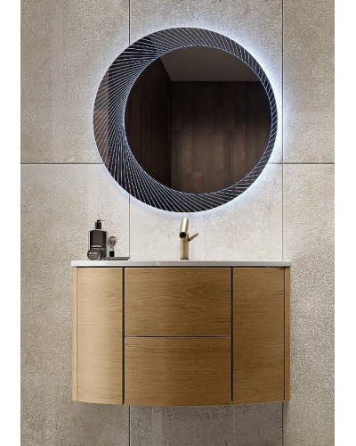 Зеркало Cezares 80 45053 с подсветкой круглое