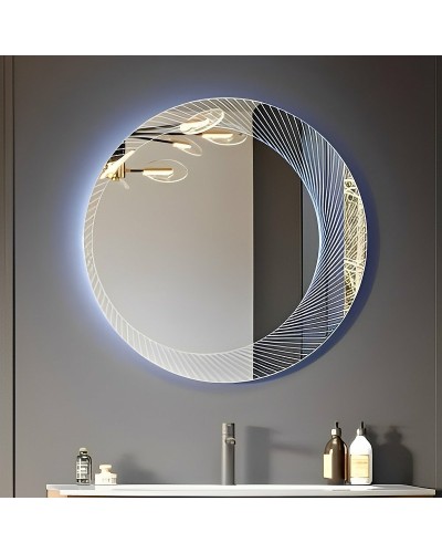 Зеркало Cezares 80 45053 с подсветкой круглое