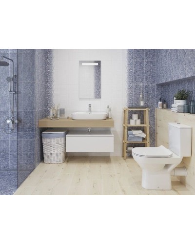 Зеркало 40х70 см Cersanit Base LU-LED010x40-b-Os