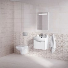 Зеркало 40х70 см Cersanit Base LU-LED010x40-b-Os