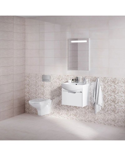 Зеркало 40х70 см Cersanit Base LU-LED010x40-b-Os