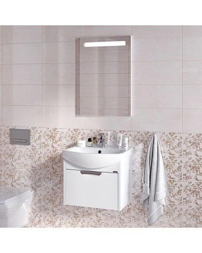 Зеркало 50х70 см Cersanit Base LU-LED010x50-b-Os