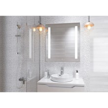 Зеркало 60х80 см Cersanit Base LU-LED020x60-b-Os