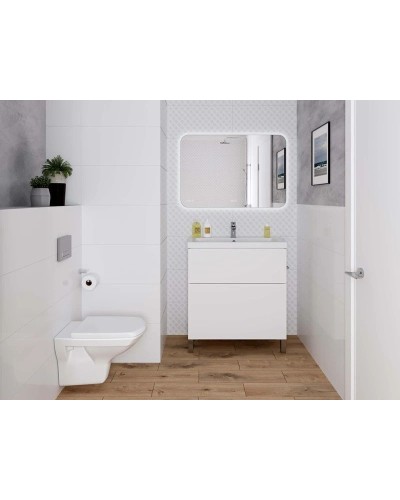 Зеркало 80х55 см Cersanit Design Pro LU-LED051x80-p-Os