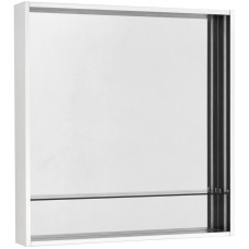 Зеркало 80х85 см белый матовый Акватон Ривьера 1A239102RVX20
