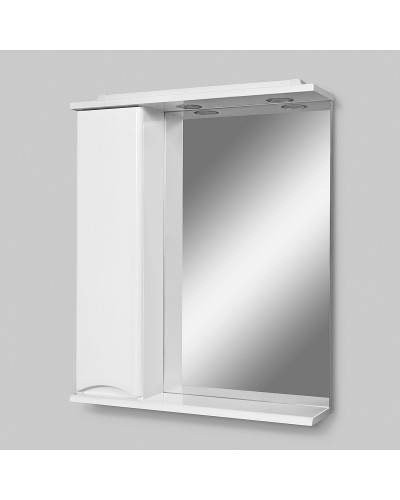 Зеркало со шкафом AM.PM Like 65 L M80MPL0651WG с подсветкой Белый