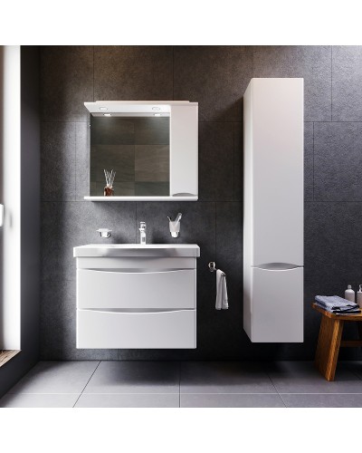 Зеркало со шкафом AM.PM Like 80 R M80MPR0801WG с подсветкой Белый