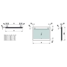 Зеркало 60х70 см Laufen Leelo 4.4763.2.950.144.1