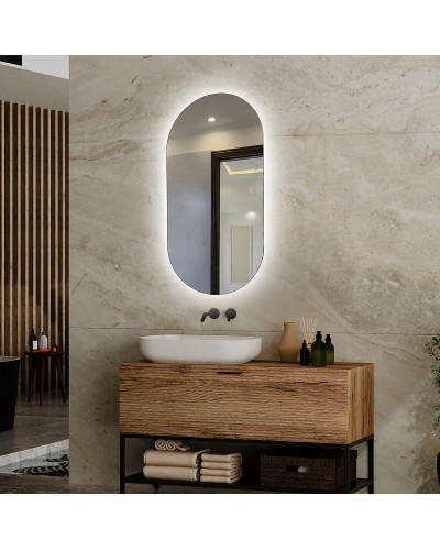 Зеркало Abber Kontur 55 AG6302S с подсветкой с сенсорным выключателем и диммером