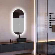 Зеркало Abber Kontur 120 AG6303SL-1.2 с подсветкой с сенсорным выключателем и диммером