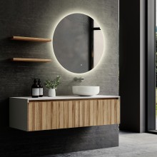 Зеркало Abber Mond 100 AG6203SL-1.0 с подсветкой с сенсорным выключателем и диммером