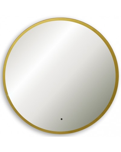Зеркало Abber Mond 100 AG6204SCGL-1.0 с подсветкой Золото с бесконтактным выключателем и диммером