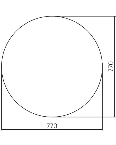 Зеркало Abber Mond 77 AG6204SSmart с подсветкой со Smart-управлением и диммером