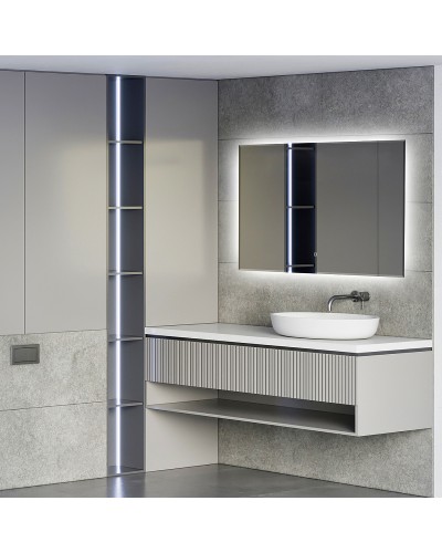 Зеркало Abber See 80 AG6103SL-0.8 с подсветкой с сенсорным выключателем и диммером