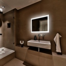 Зеркало Abber See 80 AG6107S-0.8 с подсветкой с сенсорным выключателем и диммером