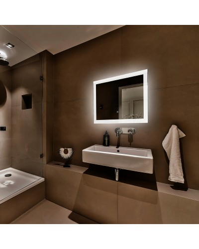 Зеркало Abber See 80 AG6107S-0.8 с подсветкой с сенсорным выключателем и диммером