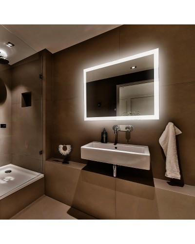 Зеркало Abber See 120 AG6107SXL-1.2 с подсветкой с сенсорным выключателем и диммером