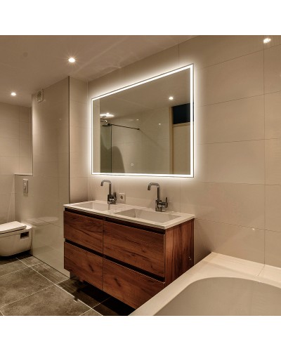 Зеркало Abber See 100 AG6108SXL-1.0 с подсветкой с сенсорным выключателем и диммером